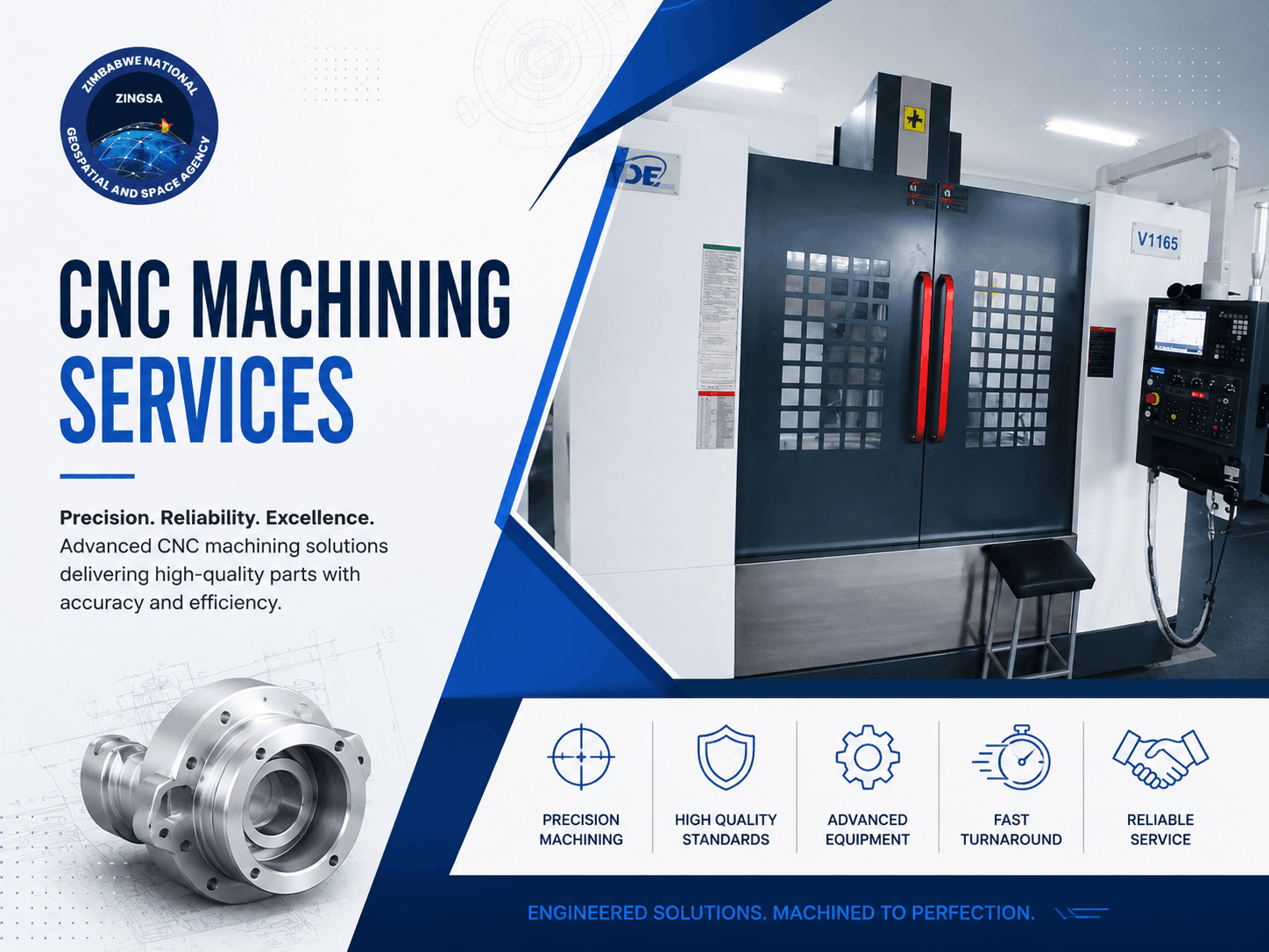 ZINGSA CNC services and precision machining capability